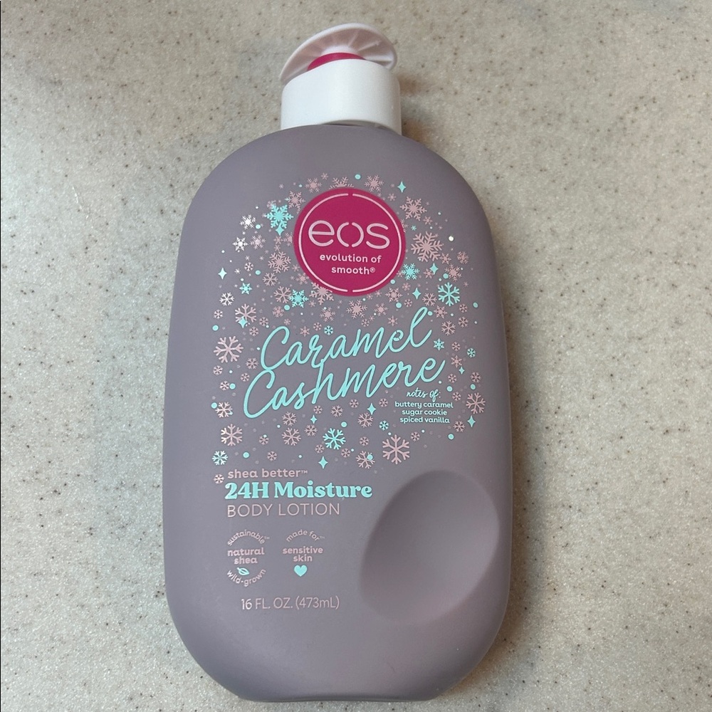 NEW eos Caramel Cashmere Shea Butter Lotion